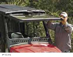 Flip-up windshield kit