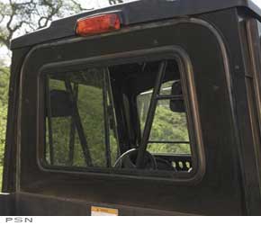 Rear panel with sliding window kit