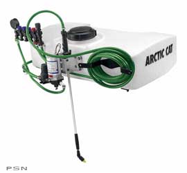 Speedrack-mounted sprayer system