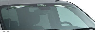 Windshield decal