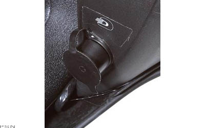 Heated passenger visor kit