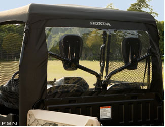 Rear cab curtain - black
