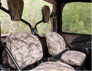 Seat / headrest cover set - camo