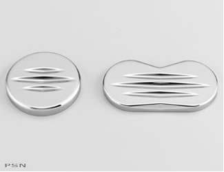 Billet caliper caps - fluted