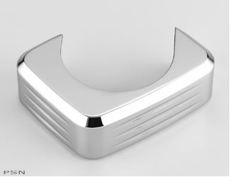 Billet driveshaft bolt cover - fluted