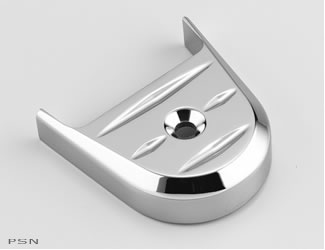 Billet front tank mount cover - fluted