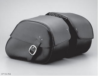 Leather saddlebags
