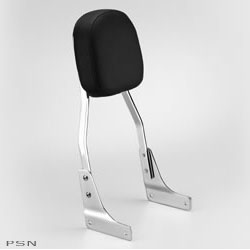 Chrome backrest / pad