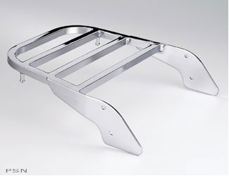 Square-tube chrome rear carrier