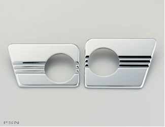 Billet swingarm pivot cover set - neo-retro