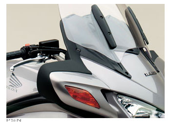Mirror air deflector set