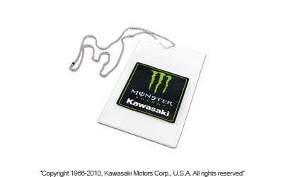 Monster energy® kawasaki pit pass holder