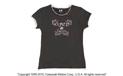Girls kx moto princess twofer tee
