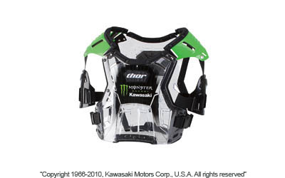 2010 monster energy® kawasaki thor chest protector