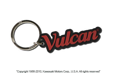 Vulcan® rubber keychain