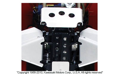 Front skid plate for prairie 360