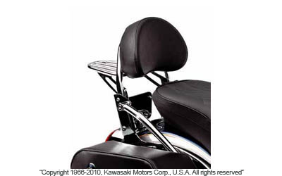 Backrest and rack