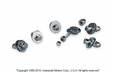 License plate attachment kit