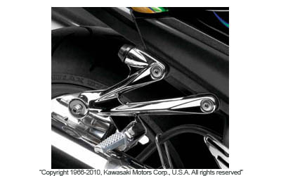 Chrome passenger footpeg mount