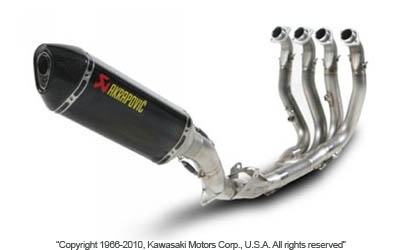 Akrapovic evolution exhaust system