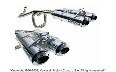 Muzzy's 2-into-1-into-2 stainless full exhaust system