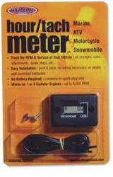 Hardline hour/ tach meter with log book