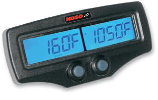 Koso dual egt meter with tachometer and water temperature