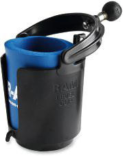 Ram mounts self-leveling cup holder with  1 ball and cozy