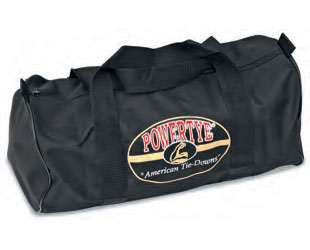 Powertye tie-down duffle bag