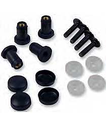 Powermadd windshield well nut kit