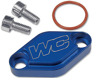 Works connection block off plates