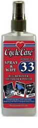 Cycle care formula 33 spray & wipe dry detailer and bug remover