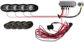 Rigid industries a-series rock led 4-light kit