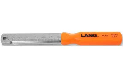 Lang tools e-z grip spark plug ramp gauge