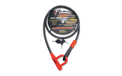 Trimax trimaflex coiled cable locks