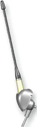 Jensen 6 heavy-duty universal top / side mount rubber mast antenna