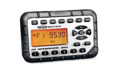 Jensen jhd910 mini am / fm / wb stereo with audio aux-in