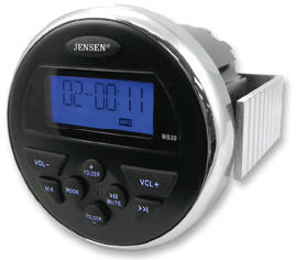 Jensen ms30 3 am / fm / usb compact waterproof stereo