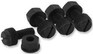 Bolt motorcycle hardware nylon license plate fastener kit
