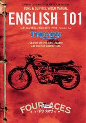Lowbrow customs english 101  dvd  unit and pre-unit triumph & unit bsa motorcycle maintenance