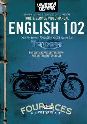 Lowbrow customs english 102  dvd  unit and pre-unit triumph motorcycle maintenance