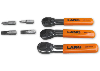 Lang tools 7-pc. fine-tooth bit wrench set