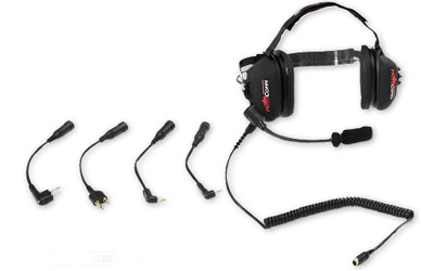 Motocomm pit crew headset