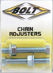Bolt chain adjuster bolts and nuts