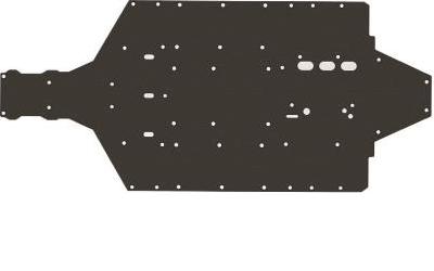 Open trail skid plates