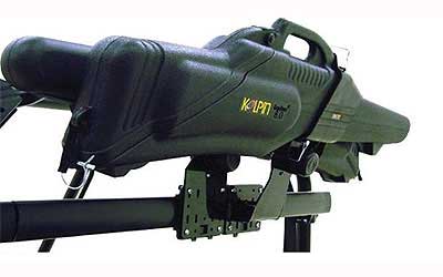 Kolpin utility gear rail double gun boot mount