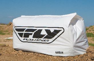 Fly racing bale cover