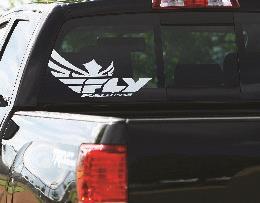 Fly racing fly window decal