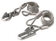 Master lock trailer safety cables