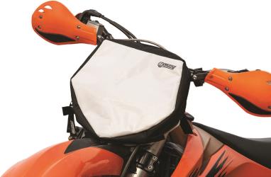 Holeshot front number plate bag